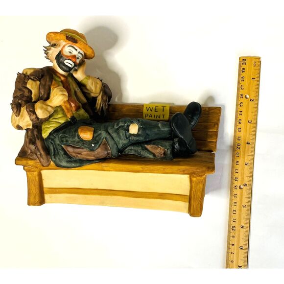 Flambro Emmett Kelly Jr Full Size Figurine Wet Paint Limited Edition #13885 - Picture 12 of 14